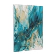 thumbnail image 1 of Kdxio Abstract Ocean Currents Pattern Canvas Wall Art 12x16 Inches - Waterproof HD Print Solid Wood Frame for Living Room & Bathroom,Vertical, 1 of 8