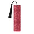 thumbnail image 1 of Kdxio Abstract Red Marble Print Metal Tassel Bookmarks,Perfect Gift for Art Lovers and Bookworms Metal Bookmarks for Women, 1 of 8
