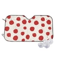 thumbnail image 1 of Kdxio Abstract Red Polka Dot Print Windshield Sun Shade,UV Rays and Sun Heat Protection,Sunshade for Car Windshield,Car Shade Front Windshield - Medium, 1 of 5