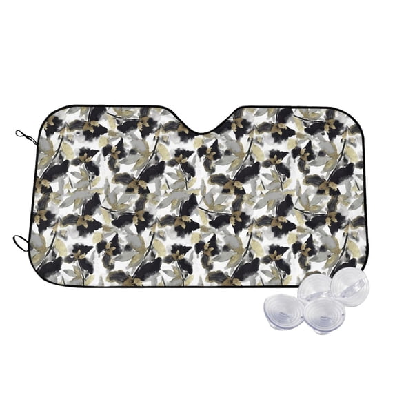 Kdxio Abstract Watercolor Print Windshield Sun Shade,UV Rays and Sun Heat Protection,Sunshade for Car Windshield,Car Shade Front Windshield -