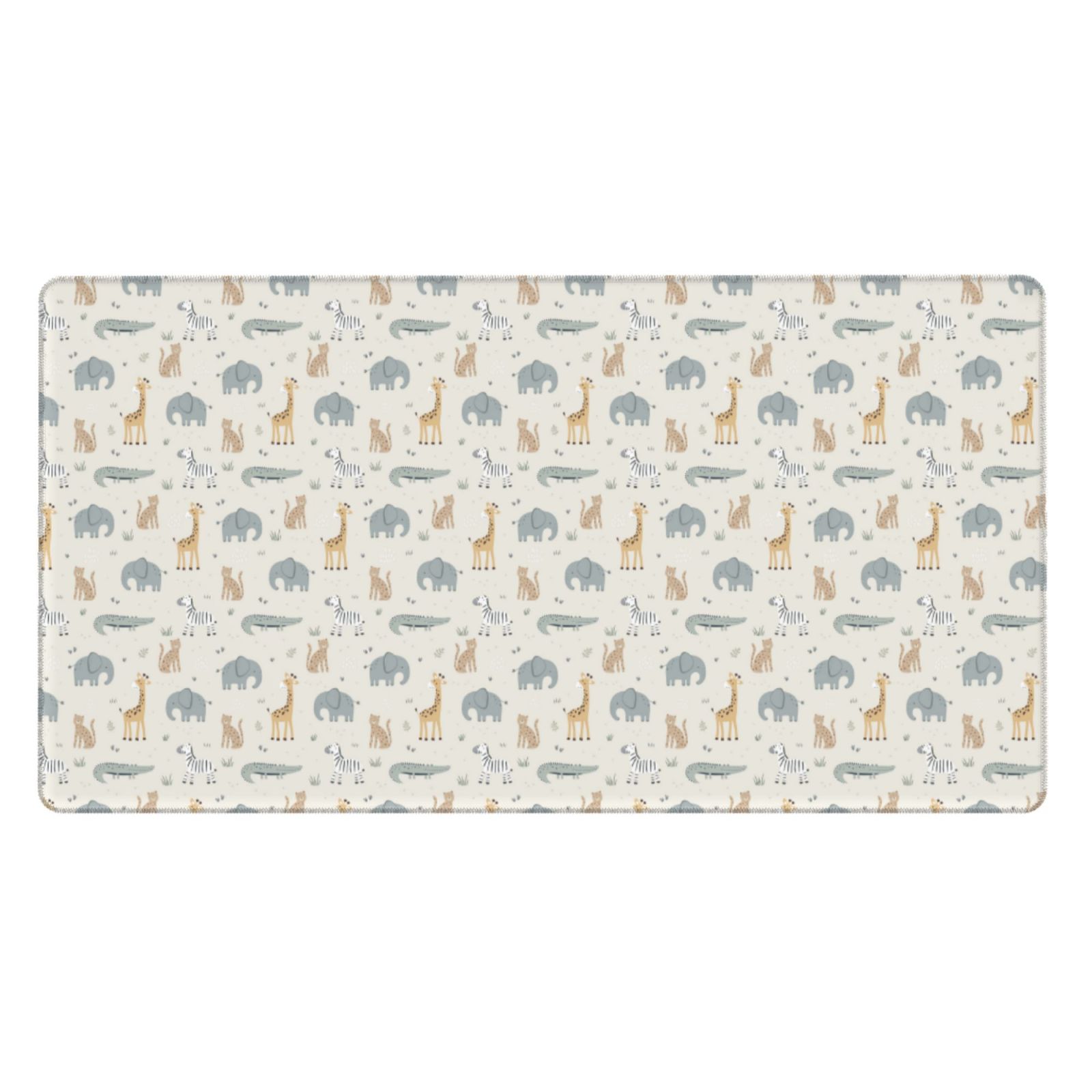 Kdxio African Animals Print Large Gaming Mouse Pad,Non-Slip Base,Water Resist Keyboard Pad for Gamer,Office & Home,29.5 x 15.8 in