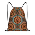 thumbnail image 1 of Kdxio African Tribal Style Print Drawstring Backpack Bag,Waterproof Draw String Back Sack, Gym Drawstring Bags Swim Bag For Unisex, 1 of 1