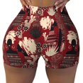 thumbnail image 1 of Kdxio African Women A Print Workout Shorts for Women Seamless Soft Smooth Gym Yoga Scrunch Active Shorts, 1 of 5