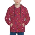 thumbnail image 1 of Kdxio African Women Bearing Clay Pots Pattern Boys Athletic Unisex Boys Girls Hoodie with Pocket Sweatshirts-X-Large, 1 of 6