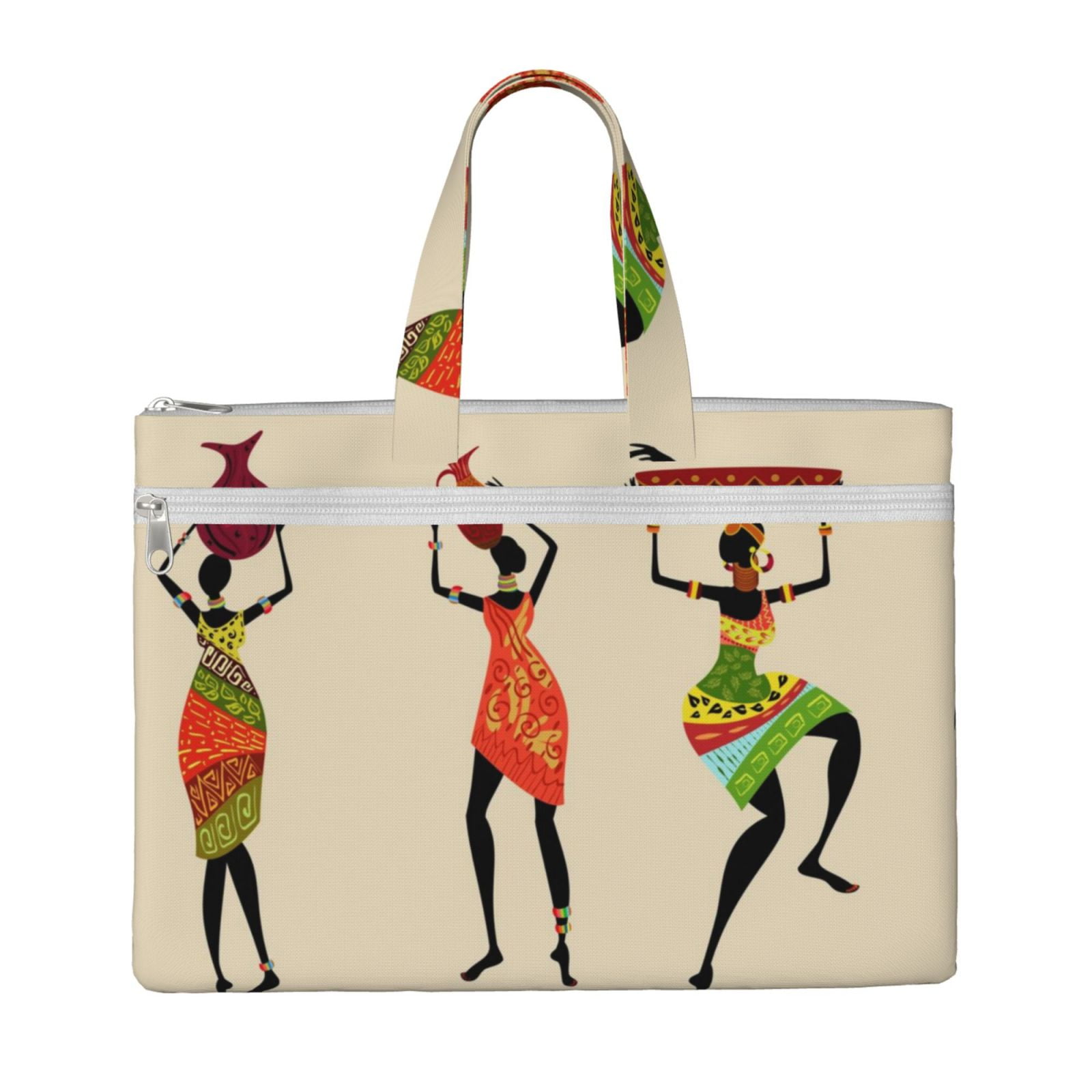 Kdxio African Women File Tote Document Bag Business Briefcase Bag ...