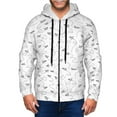 thumbnail image 1 of Kdxio Airplane Print Men Hoodies Casual Hoodies for Men with Zip Pockets Full Zip Long Sleeve Sweatshirt Sports Hooded Jacket-X-Large, 1 of 5