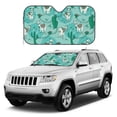 thumbnail image 1 of Kdxio Alapaca in Boho Print Windshield Sun Shade, Foldable Sun Blocker for Car,Truck,SUV Automotive Interior Sun Protection,Reflective Shade for Front Windshield(Medium), 1 of 7