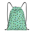thumbnail image 1 of Kdxio Alphabet And Panda Print Drawstring Backpack Bag,Waterproof Draw String Back Sack, Gym Drawstring Bags Swim Bag For Unisex, 1 of 5