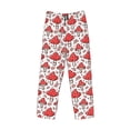 thumbnail image 1 of Kdxio Amanita Red Mushroom Print Men's Sleep Pajama Pant Lounge Pants with Pockets, 1 of 8