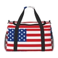 thumbnail image 1 of Kdxio America Flags3 Travel Duffel Bag Gym Bag Weekender Travel Bag Gym Bag for Women &Men Airplane Travel Essentials for Flying, 1 of 7