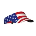 thumbnail image 1 of Kdxio American Astronaut Runs Forward Print Sun Visor Hat Golf Visor Adjustable Velcro Outdoor Sports Cap for Men Women, 1 of 6