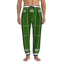 Kdxio American Football Field Pattern Joggers,Sweatpants for Men with Pockets-Small