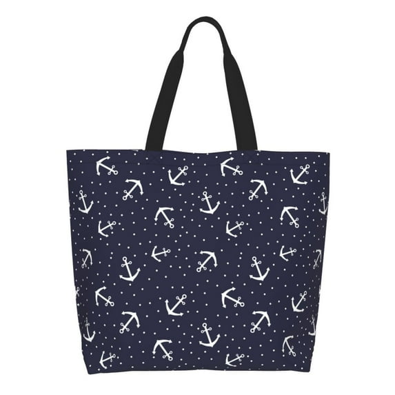 Kdxio Anchor Casual Tote Bags Women Big Capacity Shoulder Bag for Women Travel Shoulder Bags Handbags