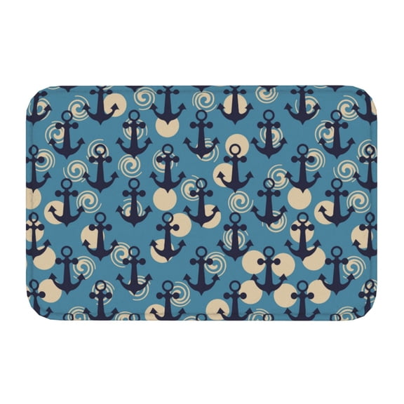 Kdxio Anchors,16" x 24", Non-Slip Front Door Mats,Outdoor Welcome Mat Washable