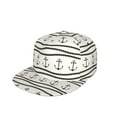 thumbnail image 1 of Kdxio Anchors and Ropes Print Snapback Hat for Men Women,Adjustable Baseball Cap, 1 of 7