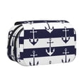 thumbnail image 1 of Kdxio Anchors for Double Compartment Pen Case Oxford Organizer with Zipper Pockets for Students Artists, 1 of 7