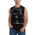thumbnail image 1 of Kdxio Animal Bulldog for Men's Muscle T-shirt,Sleeveless for Workout Running Athletic Gym Lounge Casual, 1 of 5