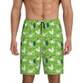 Kdxio Animal Farm Print Mens Sleep Shorts Bottoms Soft Comfy Pajama