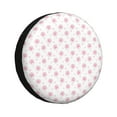 thumbnail image 1 of Kdxio Animal Pink Color Paw for Tire Cover Wheel Protectors Tyre Covers Weatherproof Wheel Covers Universal Fit for Trailer Rv SUV Truck Camper Travel Trailers 15 inch, 1 of 5