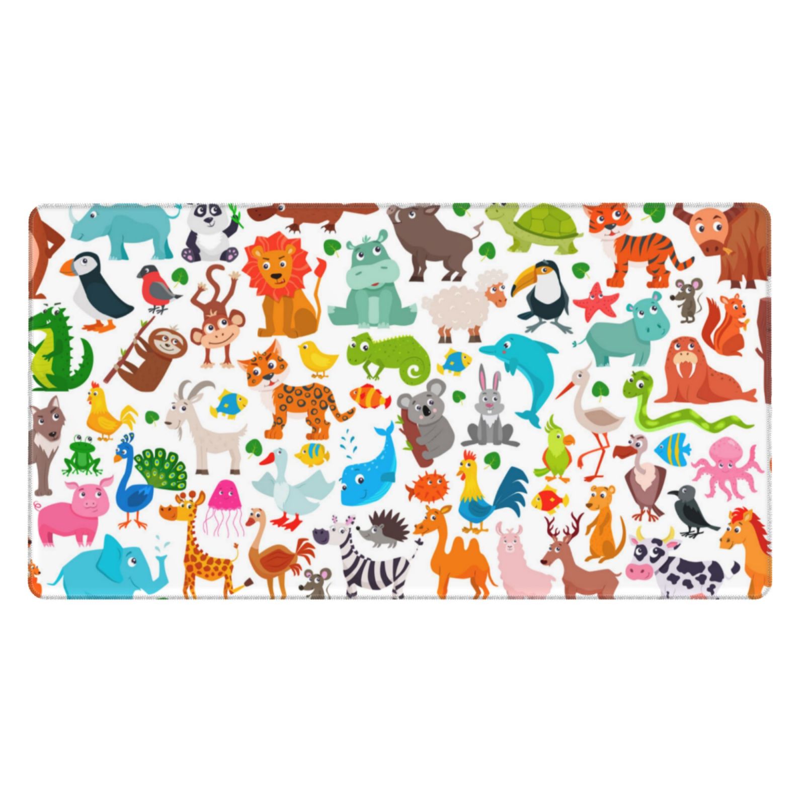Kdxio Animals Print Large Gaming Mouse Pad,Non-Slip Base,Water Resist Keyboard Pad for Gamer,Office & Home,29.5 x 15.8 in