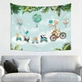 thumbnail image 1 of Kdxio Animals Riding Across The Sky Wall Hanging Tapestries Banner For Bedroom College Dorm Home Living Room Party Decor 29X37 In, 1 of 8