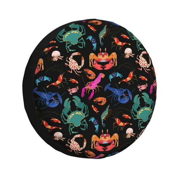 Kdxio Animals Under Water for Tire Cover Wheel Protectors Tyre Covers Weatherproof Wheel Covers Universal Fit for Trailer Rv SUV Truck Camper Travel Trailers 14 inch
