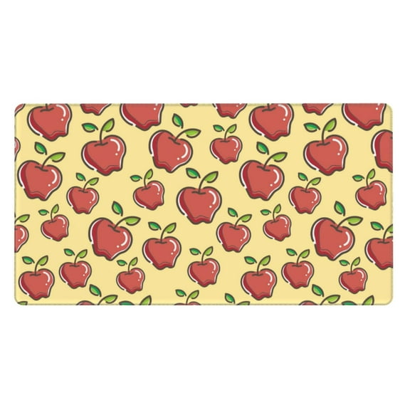 Kdxio Apple Print Large Gaming Mouse Pad,Non-Slip Base,Water Resist Keyboard Pad for Gamer,Office & Home,29.5 x 15.8 in