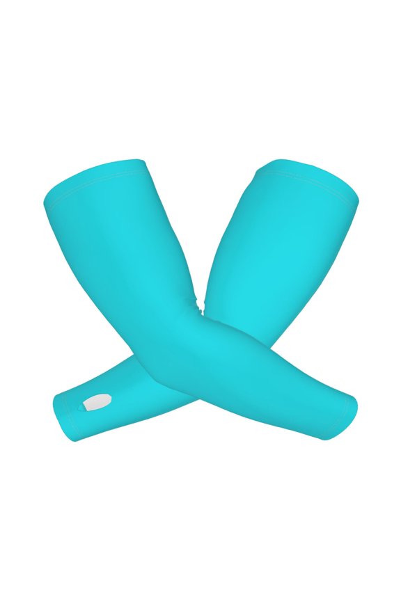 Aqua Print UV Sun Protection Arm Sleeves - Tattoo Cover Up - Basketball Arm Sleeve UPF 50 Cooling for Men Women