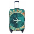thumbnail image 1 of Kdxio Around The Planet Pattern Luggage Cover for Travel,Elastic and Durable,Fits 18-32 Inch,Anti-Scratch Suitcase Protector, 1 of 9