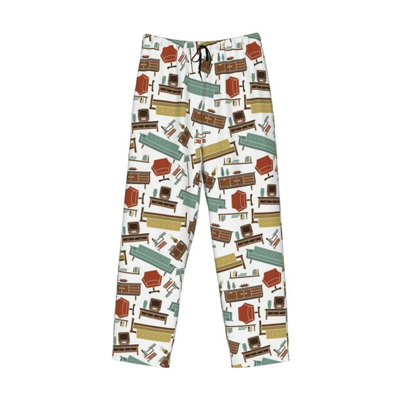 Kdxio Art Of Living Print Men's Sleep Pajama Pant Lounge Pants with Pockets