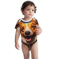 thumbnail image 1 of Kdxio Artistic Sunflower Corgi Pattern Unisex Baby Cotton Short Sleeve Bodysuits-18 Months, 1 of 5