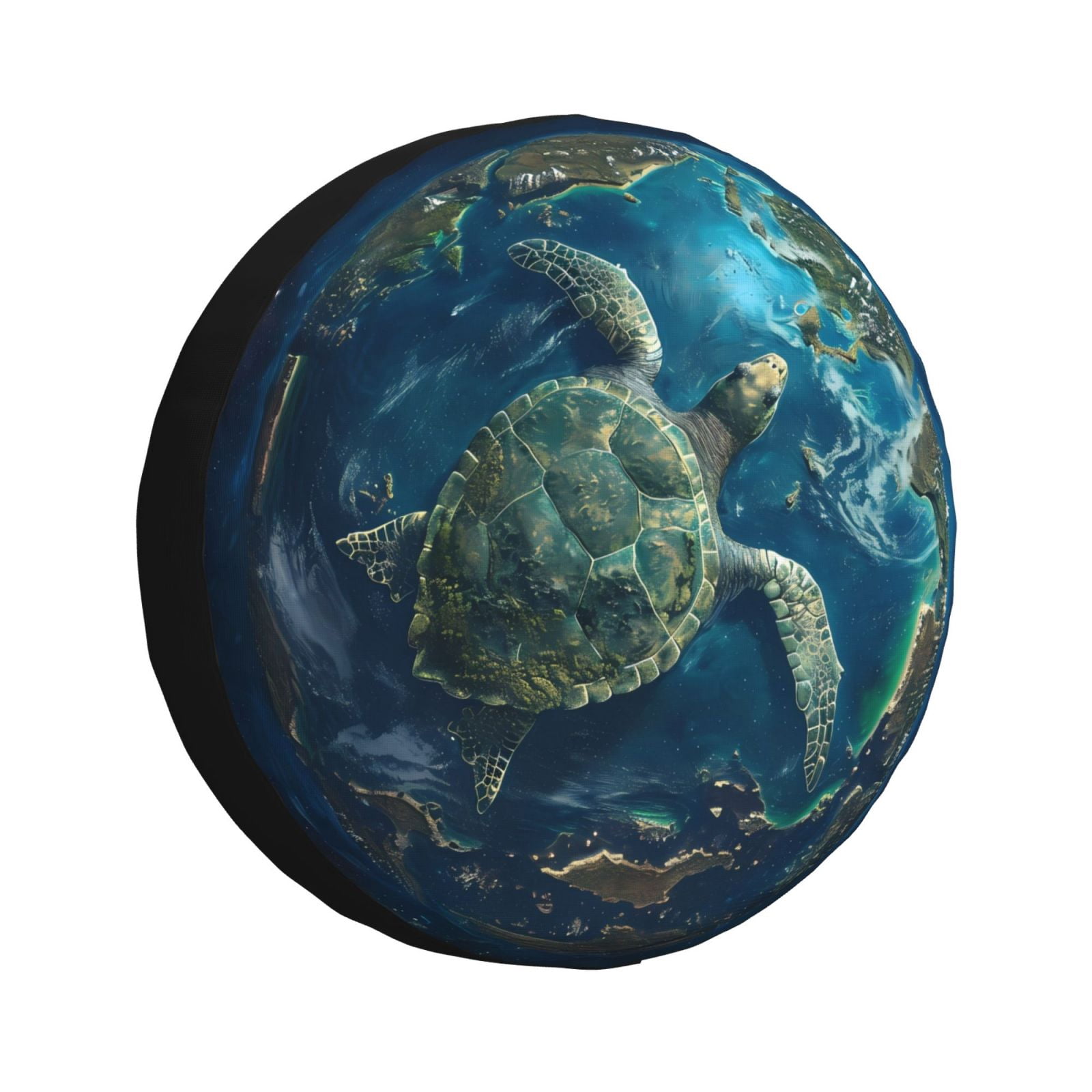 Kdxio Artistic Turtle Earth for Tire Cover Wheel Protectors Tyre Covers ...