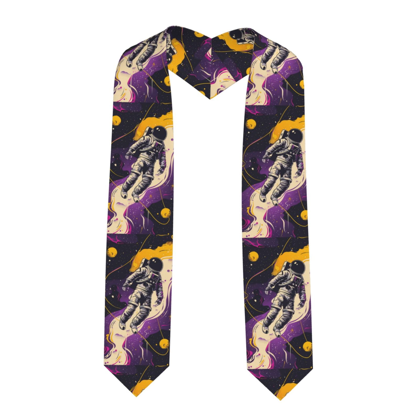Kdxio Astronaut Floating purple Space Graduation Stole Class ...