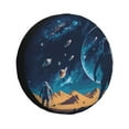 Kdxio Astronaut In A Space Suit On The for Tire Cover Wheel