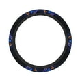 Kdxio Astronaut Print Elastic Stretch Steering Wheel Cover,Auto