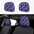 thumbnail image 1 of Kdxio Astronaut Rabbit Pattern Print 2 Piece Car Head Rest Covers Set Auto Front/Rear Seats Headrest Cover Universal Fit Most Cars,Sedan, SUV, 1 of 9