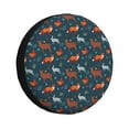 thumbnail image 1 of Kdxio Autumn Forest Animals Cute for Tire Cover Wheel Protectors Tyre Covers Weatherproof Wheel Covers Universal Fit for Trailer Rv SUV Truck Camper Travel Trailers 16 inch, 1 of 5