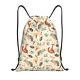 thumbnail image 1 of Kdxio Autumn Forest Animals Print Drawstring Backpack Bag,Waterproof Draw String Back Sack, Gym Drawstring Bags Swim Bag For Unisex, 1 of 5