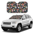 thumbnail image 1 of Kdxio Autumn Forest Print Windshield Sun Shade, Foldable Sun Blocker for Car,Truck,SUV Automotive Interior Sun Protection,Reflective Shade for Front Windshield(Medium), 1 of 6