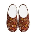 thumbnail image 1 of Kdxio Autumn Forest3 Women's Men's Slippers Plush Slip-On House Slipper for Winter Indoor Soft Cushion Non-slip Fluffy Slides Slippers-8, 1 of 7