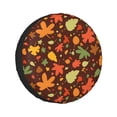 thumbnail image 1 of Kdxio Autumn Leaves for Tire Cover Wheel Protectors Tyre Covers Weatherproof Wheel Covers Universal Fit for Trailer Rv SUV Truck Camper Travel Trailers 15 inch, 1 of 8