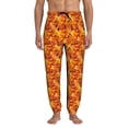 thumbnail image 1 of Kdxio Autumn Maple Leaf Pile Pattern Joggers,Sweatpants for Men with Pockets-Large, 1 of 5