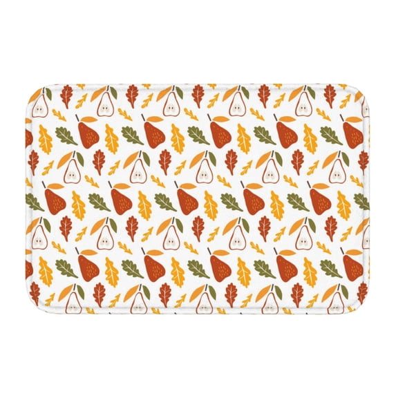 Kdxio Autumn Pears,16" x 24", Non-Slip Front Door Mats,Outdoor Welcome Mat Washable