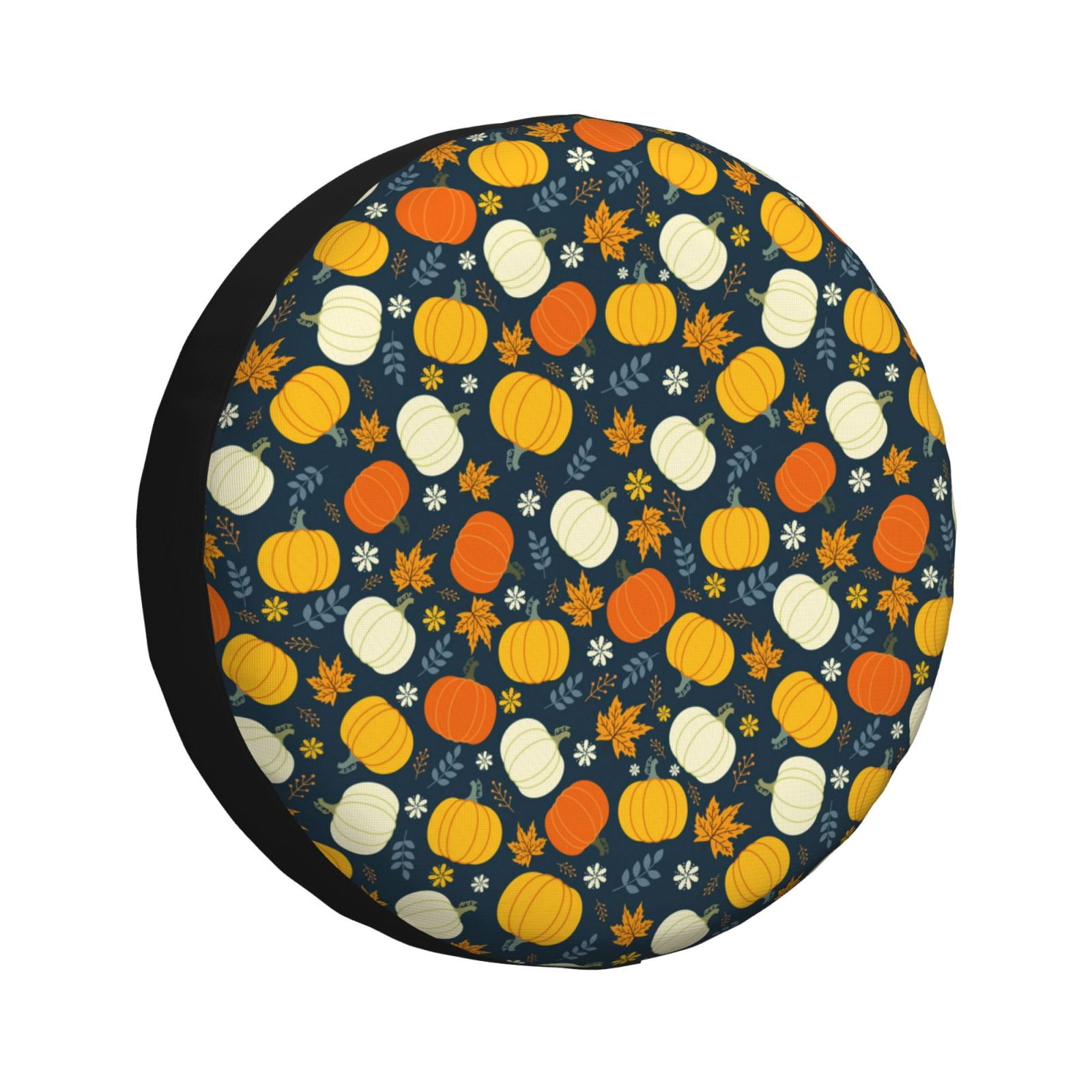 Kdxio Autumn Pumpkin Maple Leaf Plants for Tire Cover Wheel Protectors