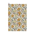 thumbnail image 1 of Kdxio Autumn Pumpkins Leaves Pattern Golf Towel (24" X 16") with Carabiner Clip - The Convenient Golf Cleaning Towel, 1 of 8