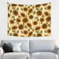 thumbnail image 1 of Kdxio Autumn Sunflowers Wall Hanging Tapestries Banner For Bedroom College Dorm Home Living Room Party Decor 29X37 In, 1 of 8
