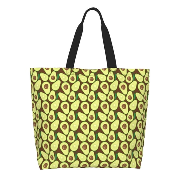 Kdxio Avocado Casual Tote Bags Women Big Capacity Shoulder Bag for Women Travel Shoulder Bags Handbags