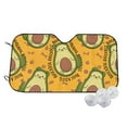 thumbnail image 1 of Kdxio Avocado Dog Print Windshield Sun Shade,UV Rays and Sun Heat Protection,Sunshade for Car Windshield,Car Shade Front Windshield - Medium, 1 of 6
