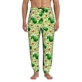 thumbnail image 1 of Kdxio Avocado Green Striped Pattern Joggers,Sweatpants for Men with Pockets-XX-Large, 1 of 5