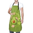 thumbnail image 1 of Kdxio Avocado Keep Calm Apron with Pockets Adjustable Kitchen Aprons for Men Women Waterproof Aprons for Cooking,Drawing,Crafting, Baking Household Cleaning, 1 of 8